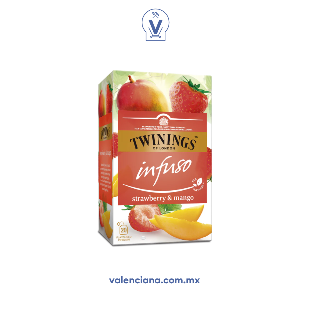 Té de Fresa y Mango Twinings 20 Sobres de 2 gr