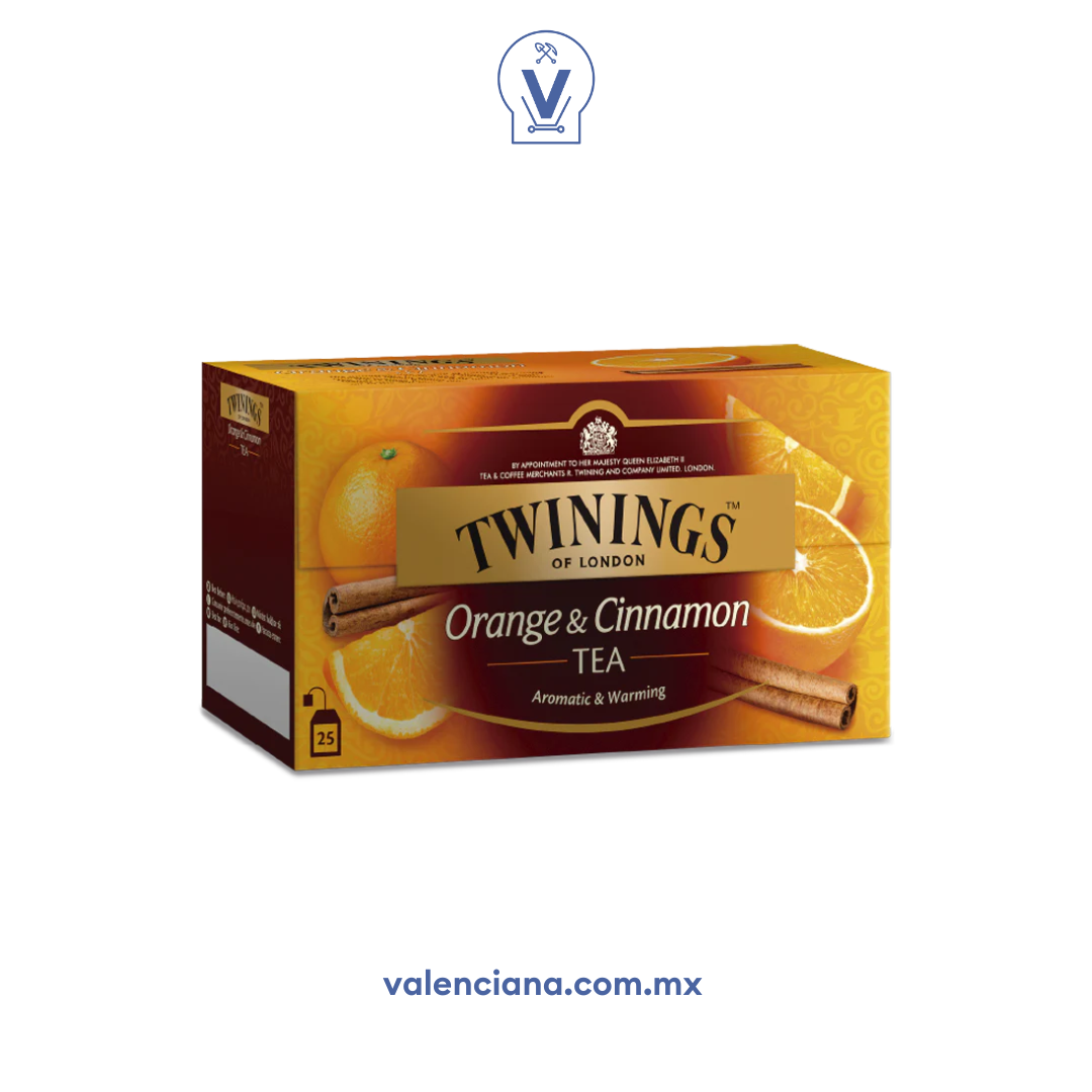 Té de Naranja con Canela Twinings 25 Sobres de 2 gr