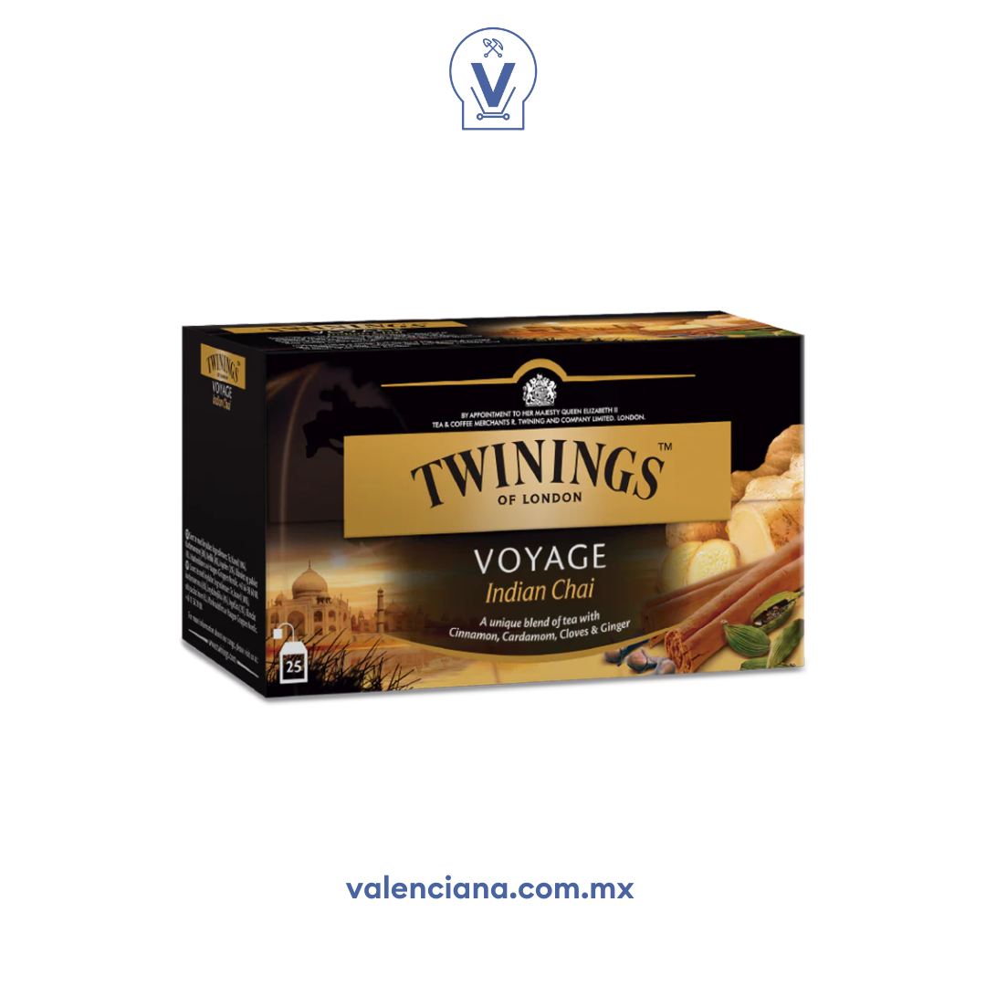 Té Estilo India Chai Twinings 25 Sobres de 2 gr