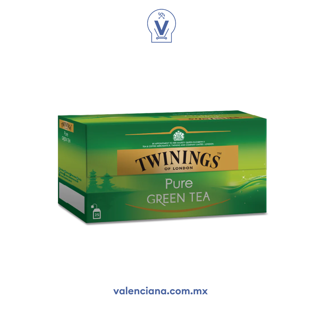 Té Verde Puro Twinings 25 Sobres de 2 gr