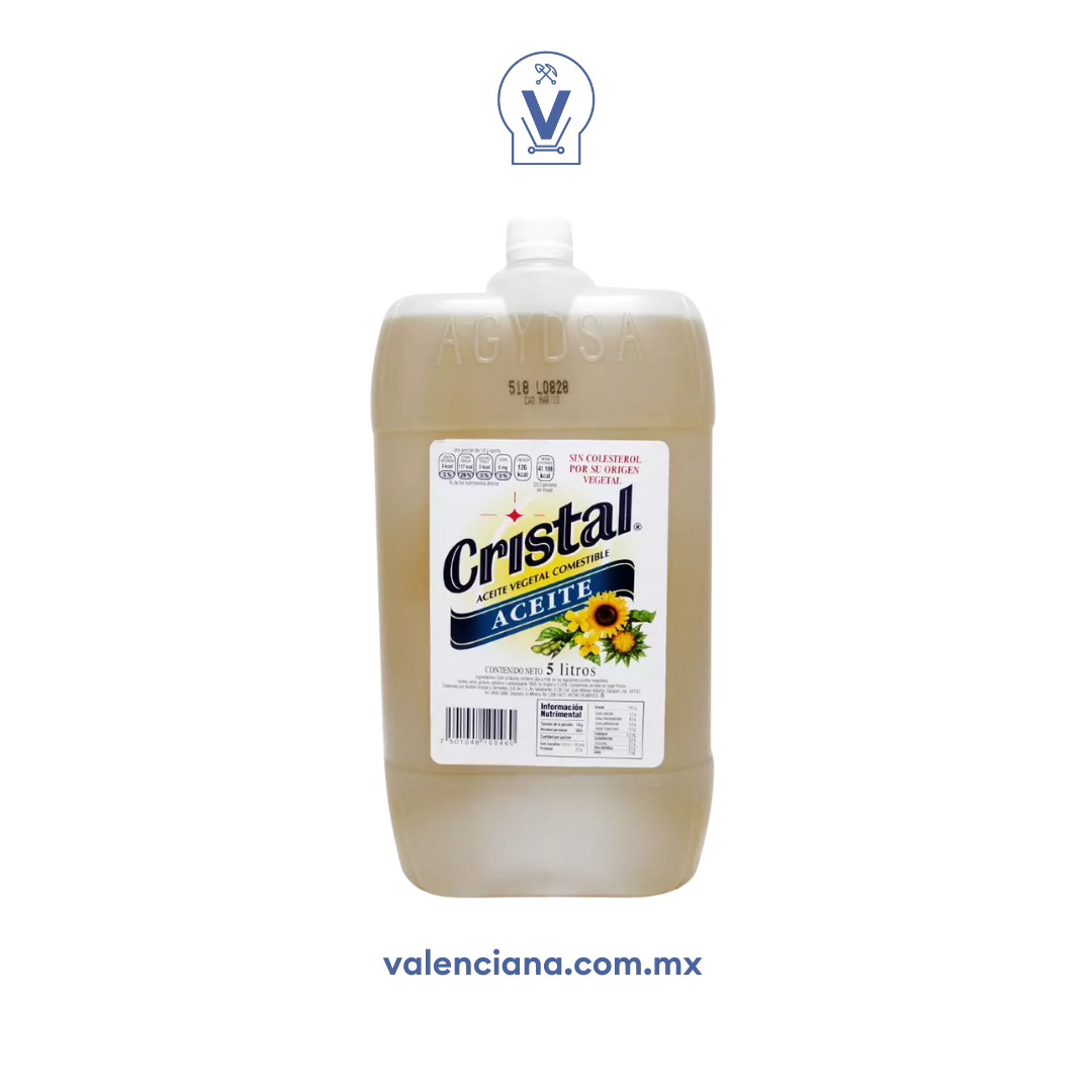 Aceite Vegetal Cristal 5 lt