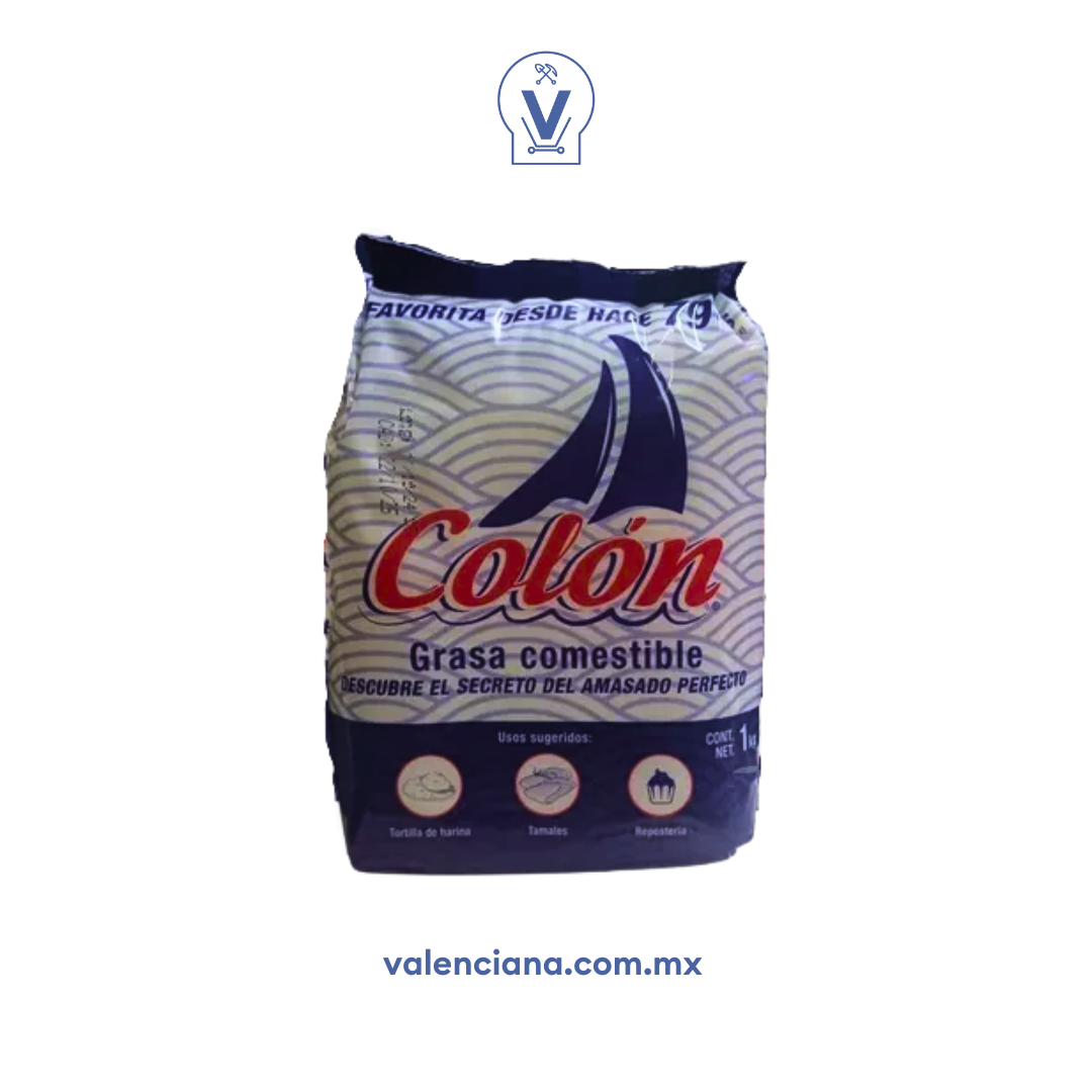 Manteca Vegetal Colon 1 kg
