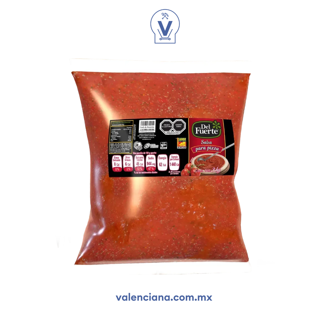 Salsa para Pizza en Bolsa Del Fuerte 3 kg