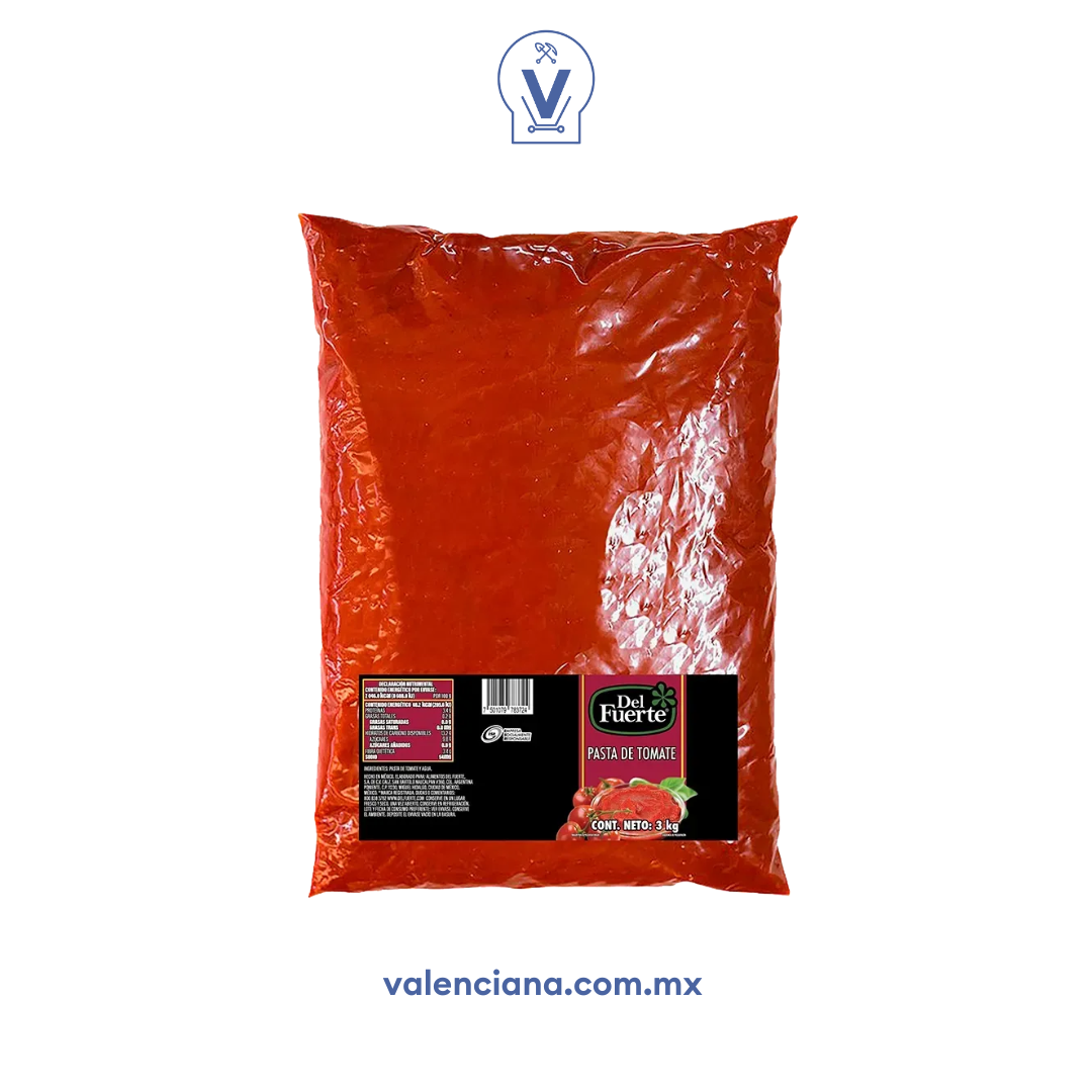 Pasta de Tomate Del Fuerte en Bolsa 3 kg