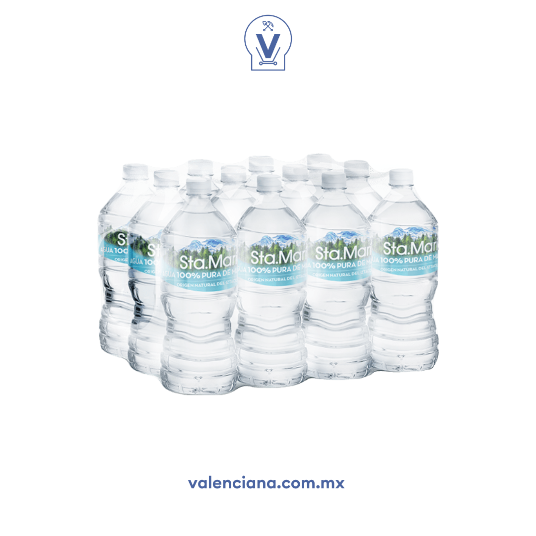 Agua Natural Santa María 1 lt