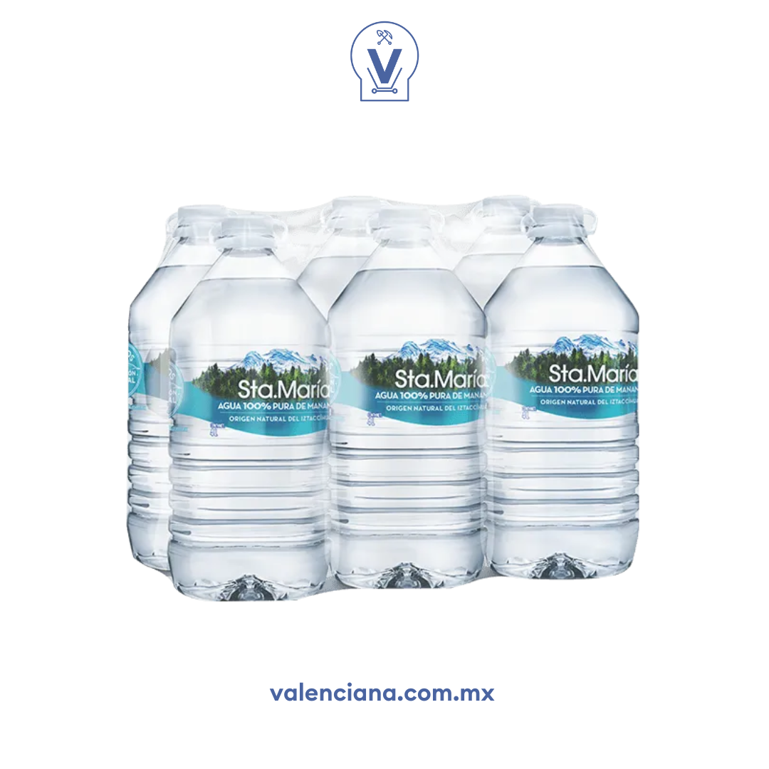 Agua Natural Santa María 4 lt