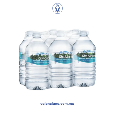 Agua Natural Santa Maria 6 Piezas de 4 lt