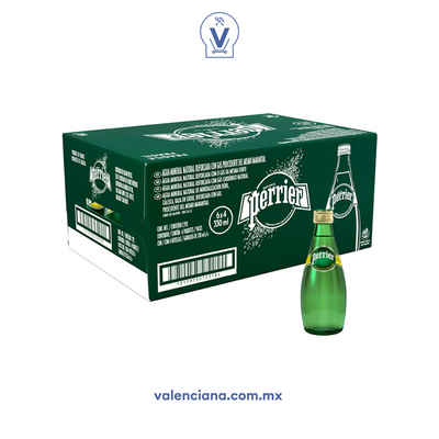 Agua Mineral Perrier 24 Piezas de 330 ml