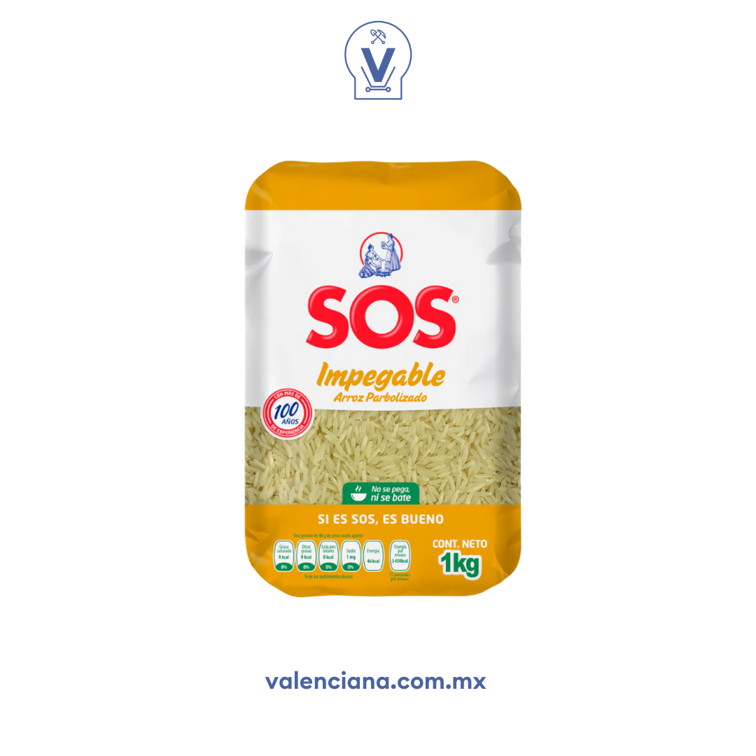 Arroz Precocido SOS 1 kg