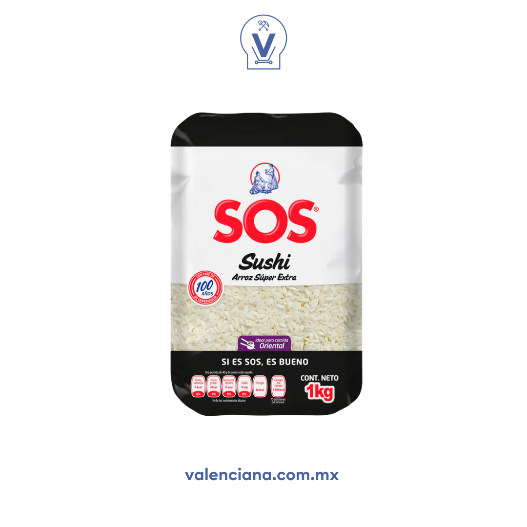 Arroz para Sushi SOS 1 kg