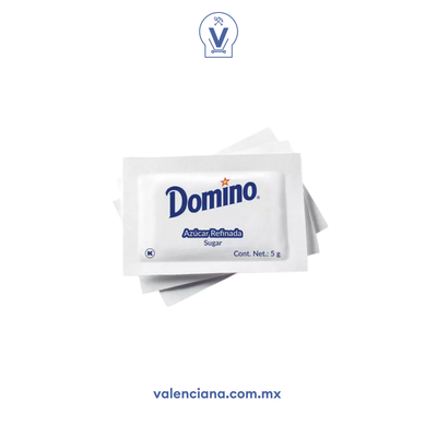 Azúcar Refinada Domino 2,000 Sobres de 5 gr