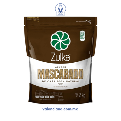 Azúcar Mascabado Zulka 2 kg