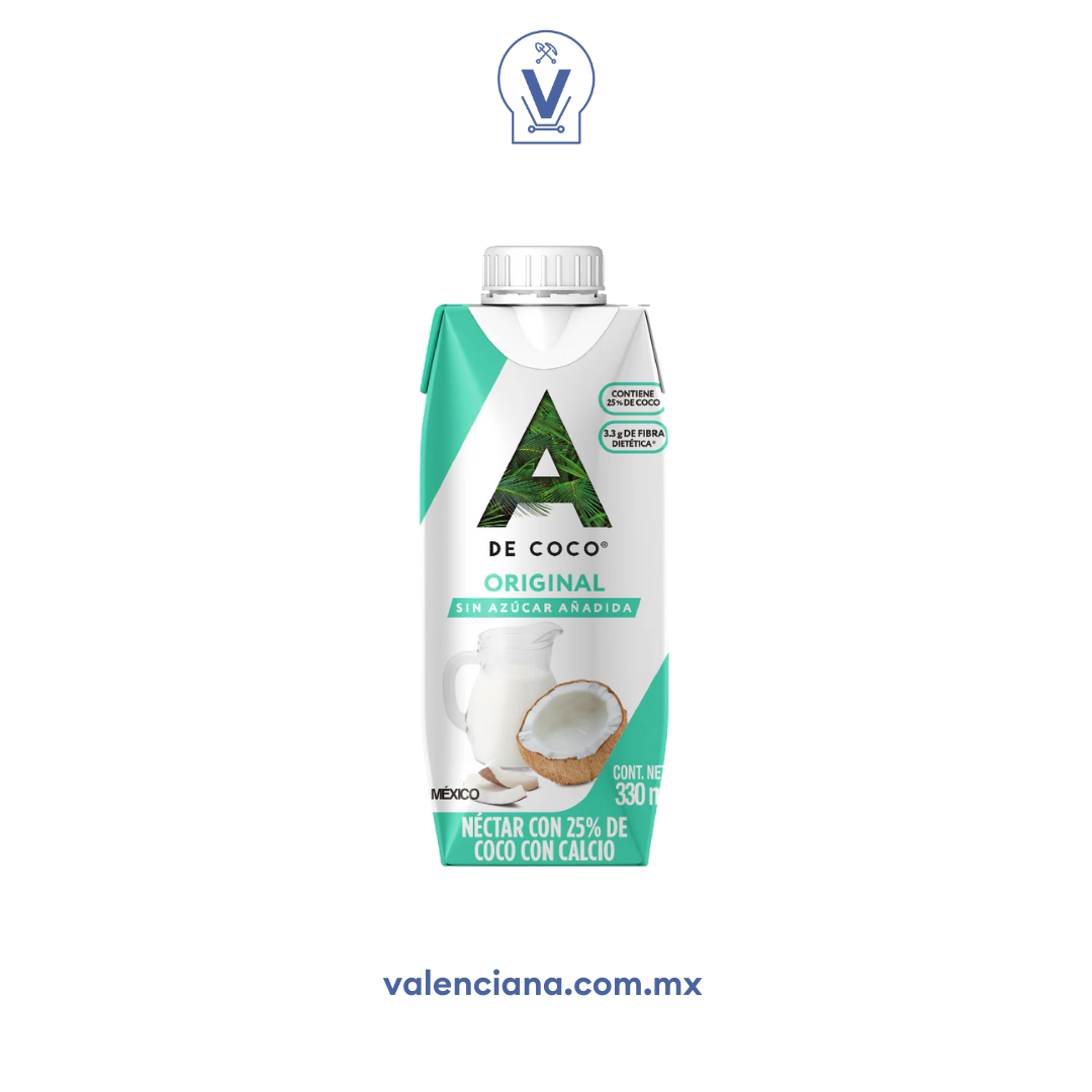 Leche de Coco A de Coco 330 ml