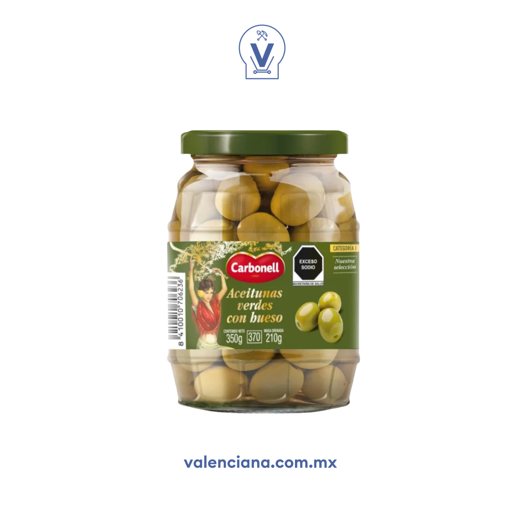 Aceitunas Enteras Carbonell 350 gr