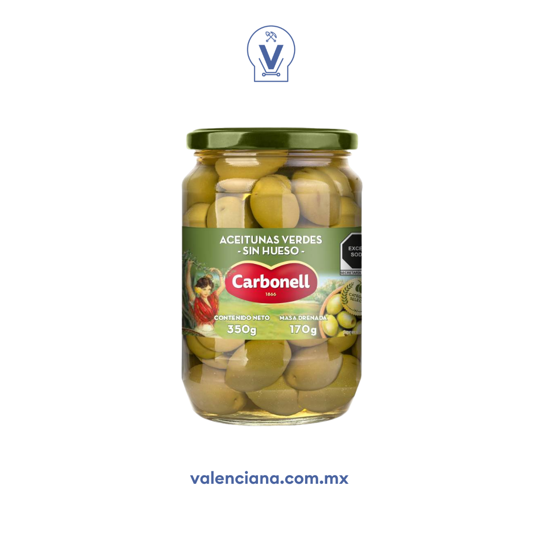 Aceitunas sin Hueso Carbonell 350 gr