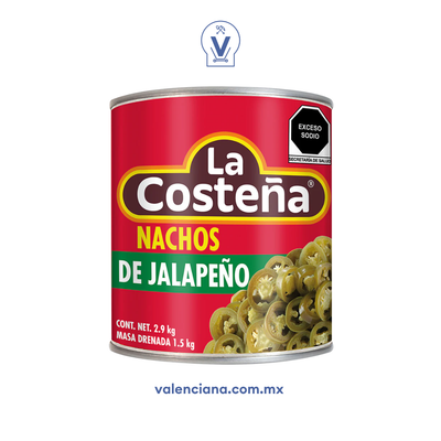 Chile Nacho de Jalapeño La Costeña 2.9 kg
