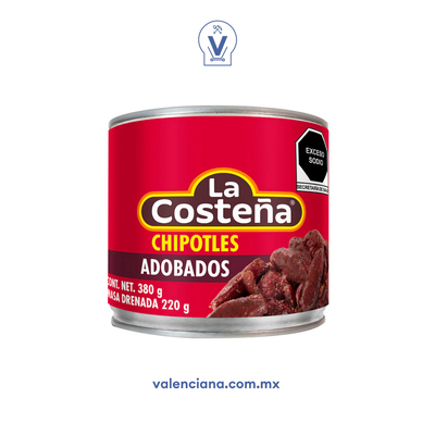 Chile Chipotle Adobado La Costeña 380 gr
