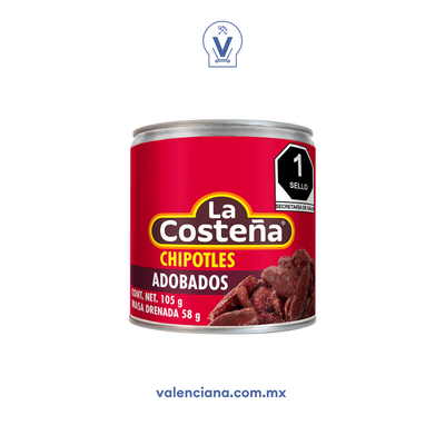 Chile Chipotle Adobado La Costeña 105 gr