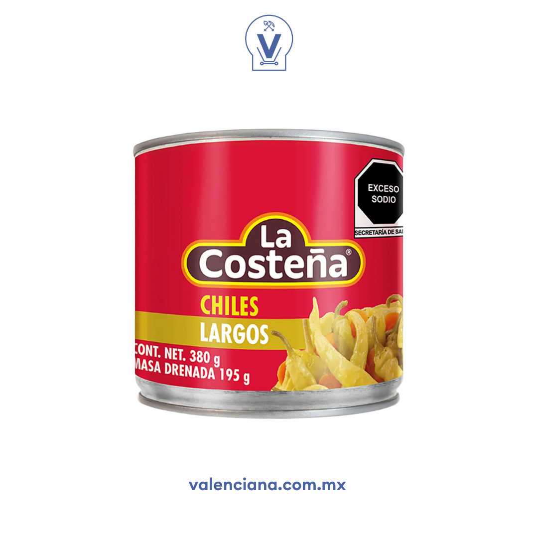 Chiles Largos La Costeña 380 gr