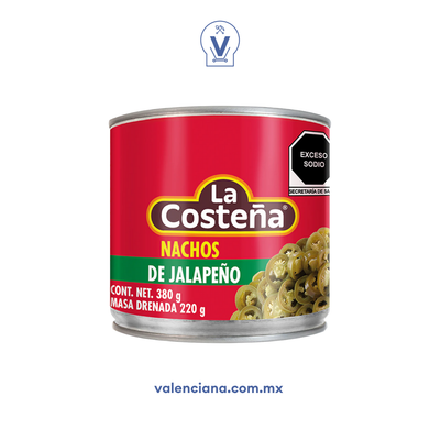 Chile Nacho de Jalapeño La Costeña 380 gr