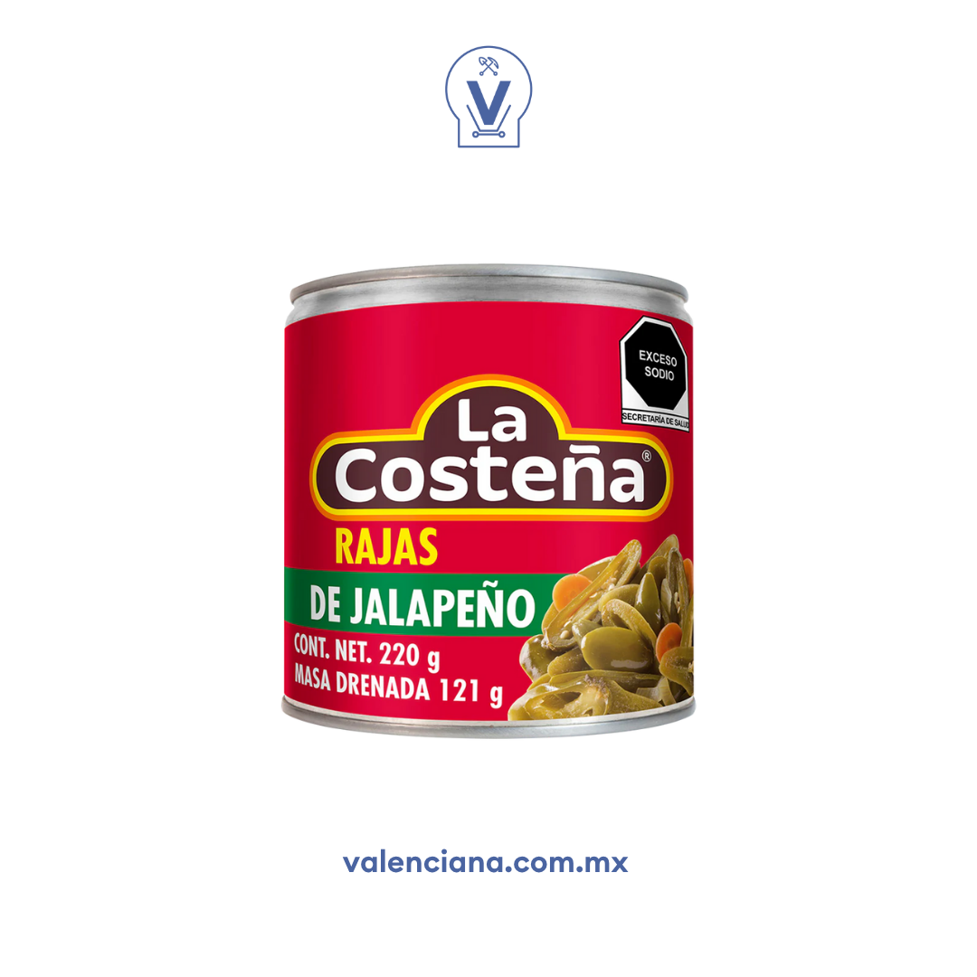 Chile Rajas La Costeña 220 gr