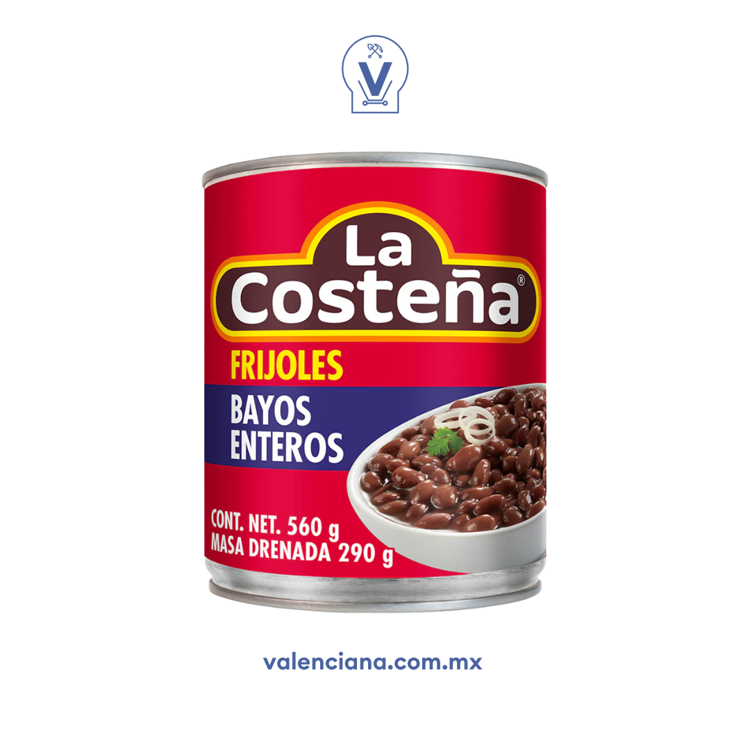 Frijoles Bayos Enteros La Costeña 560 gr