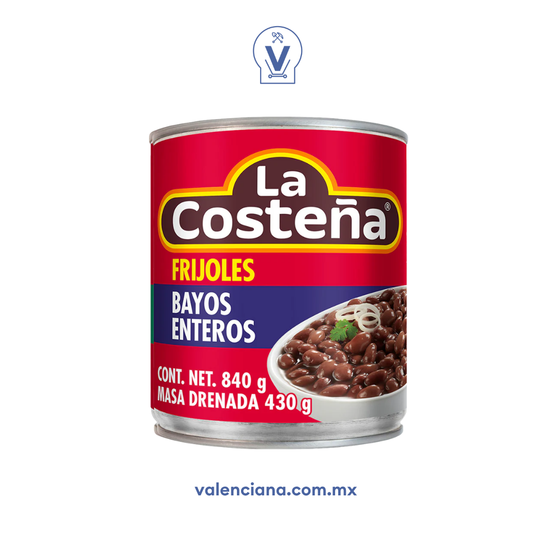 Frijoles Bayos Enteros La Costeña 840 gr
