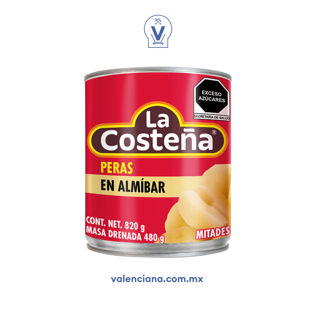 Peras en Mitades La Costeña 800 gr