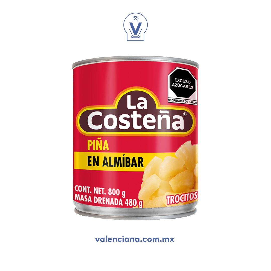 Piña en Trocitos La Costeña 800 gr