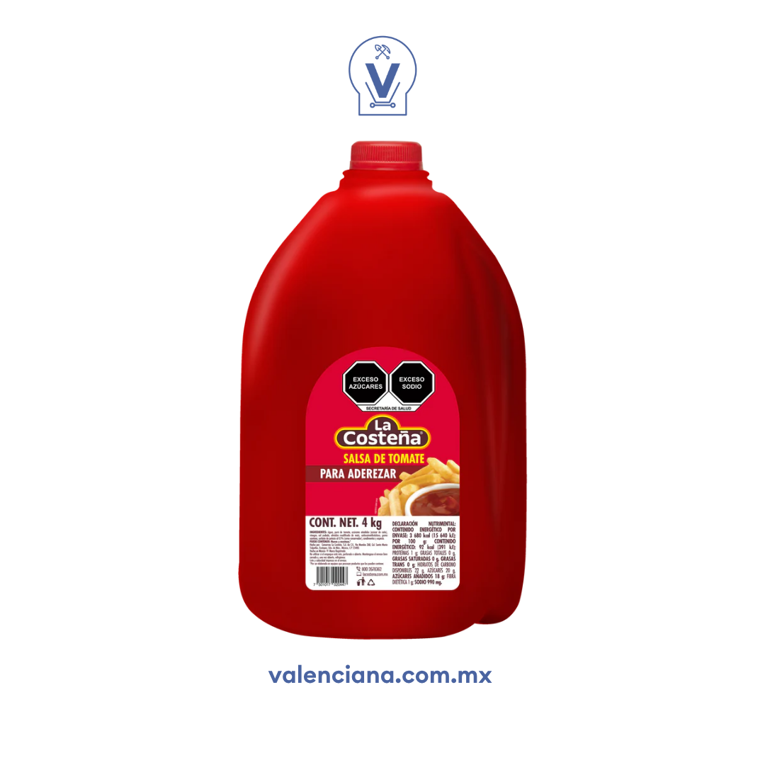 Salsa de Tomate para Aderezar La Costeña 4 kg