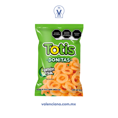 Totis Donitas Sal y Limón 50 gr