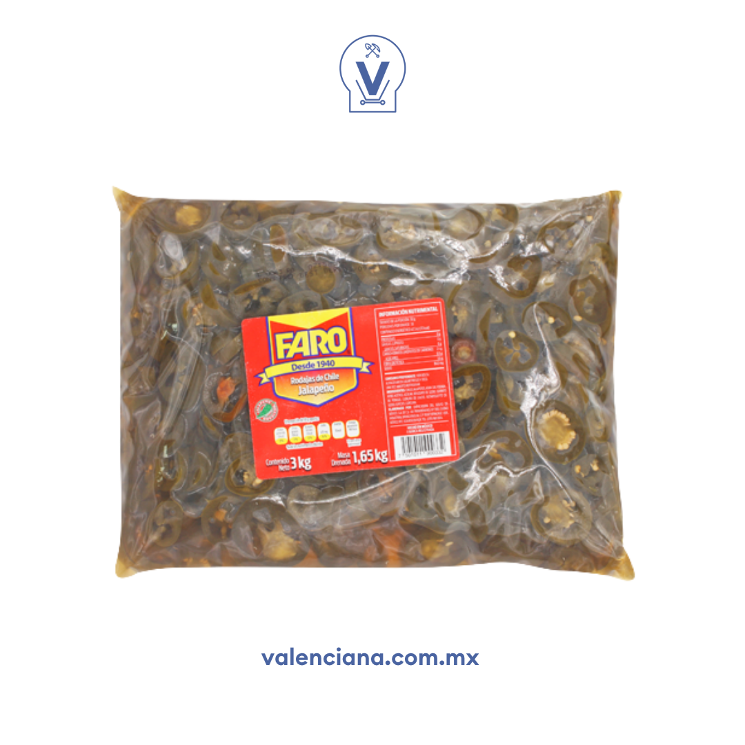 Chile Nacho en Bolsa Faro 3 kg