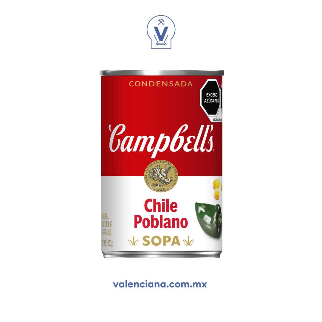 Crema de Chile Poblano Campbell´s 420 gr