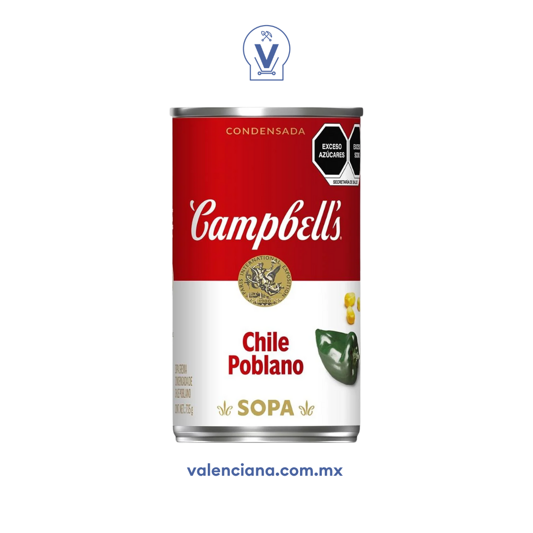 Crema de Chile Poblano Campbell´s 735 gr