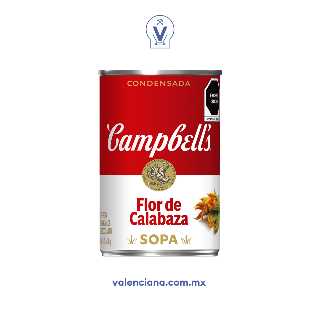 Crema de Flor de Calabaza Campbell´s 420 gr