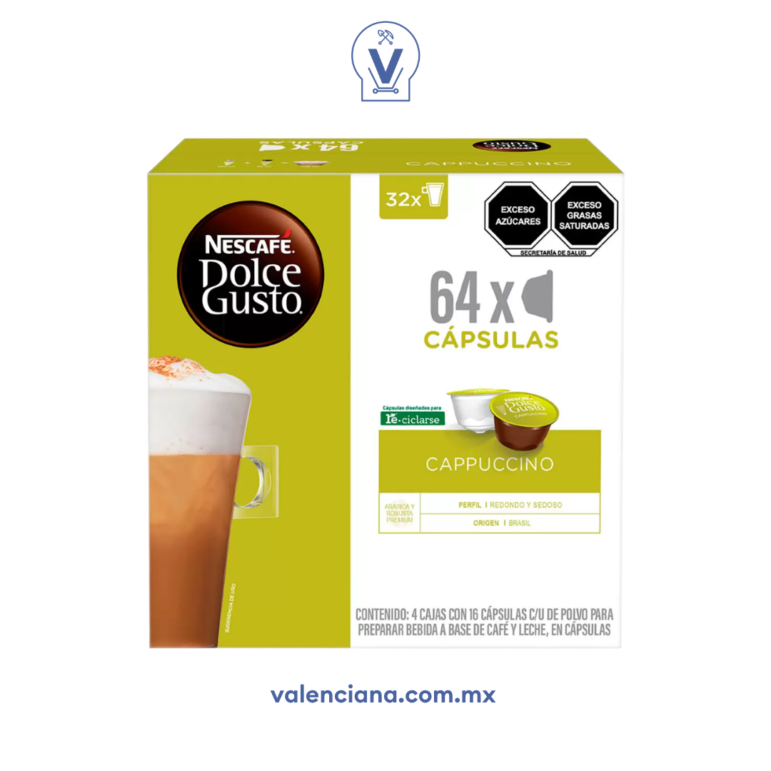 Capsula de Café Capuchino Nescafé 64 piezas