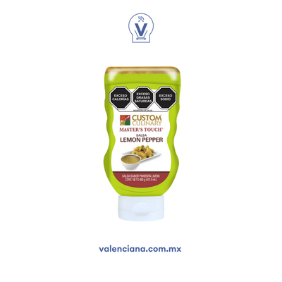 Salsa de Pimienta con Limón Custom 500 gr
