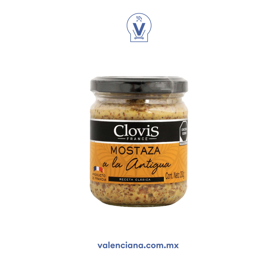 Mostaza Antigua Clovis 200 gr
