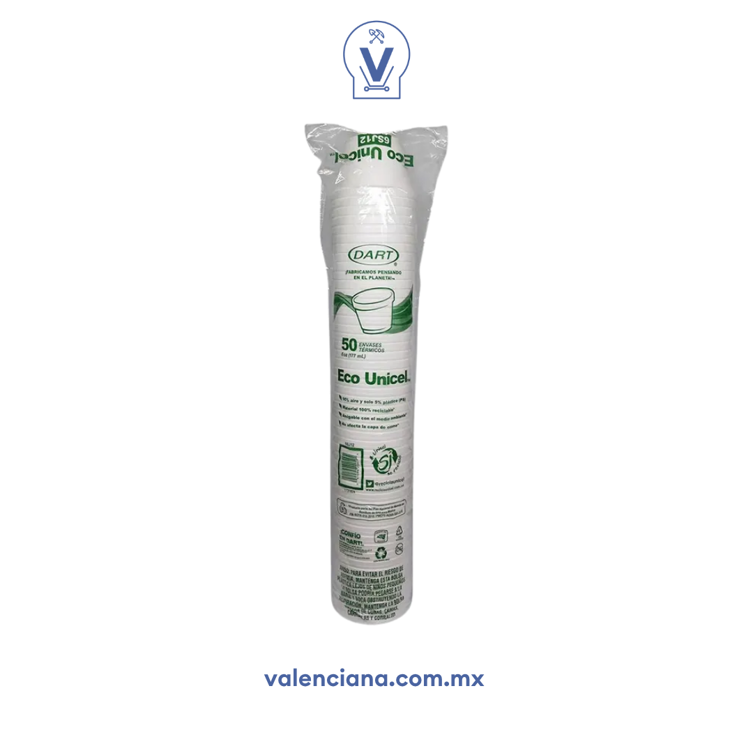 Envase Termico de 177 ml Dart Paquete con 50 piezas