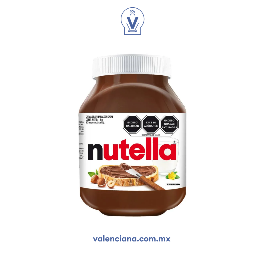 Crema de Avellana Nutella 1 kg
