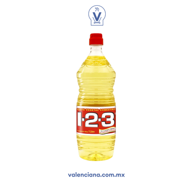 Aceite Vegetal 1-2-3 1 lt