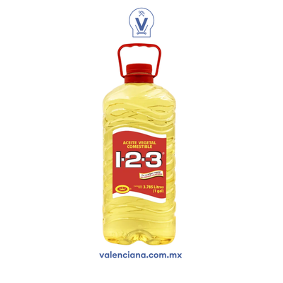 Aceite Vegetal 1-2-3 3.785 lt