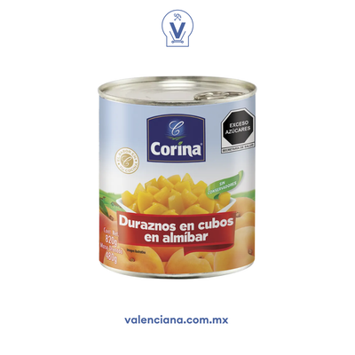 Duraznos en Cubos Corina 820 gr