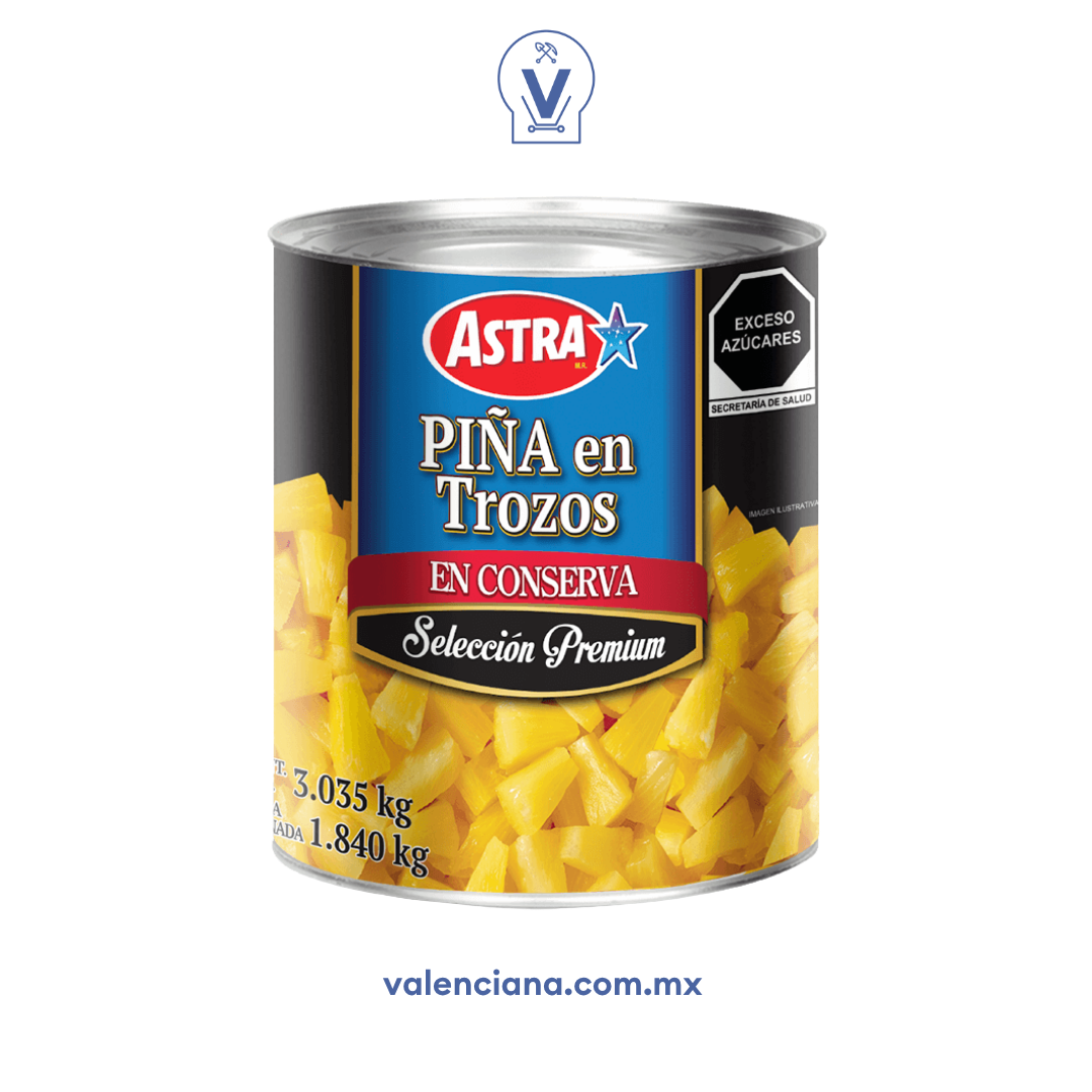 Piña en Trocitos Astra 3 kg