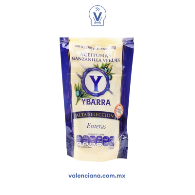 Aceitunas Enteras en Bolsa Ybarra 180 gr