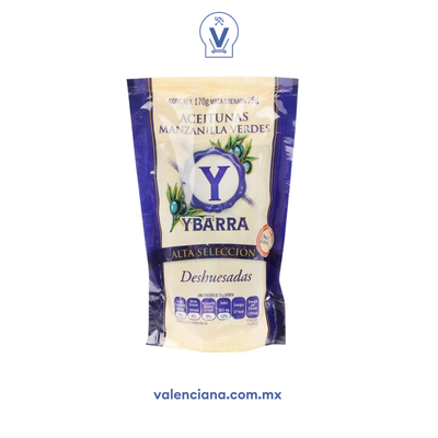 Aceitunas sin Hueso en Bolsa Ybarra 170 gr
