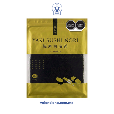 Alga Marina Yaki Sushi Nori 10 hojas