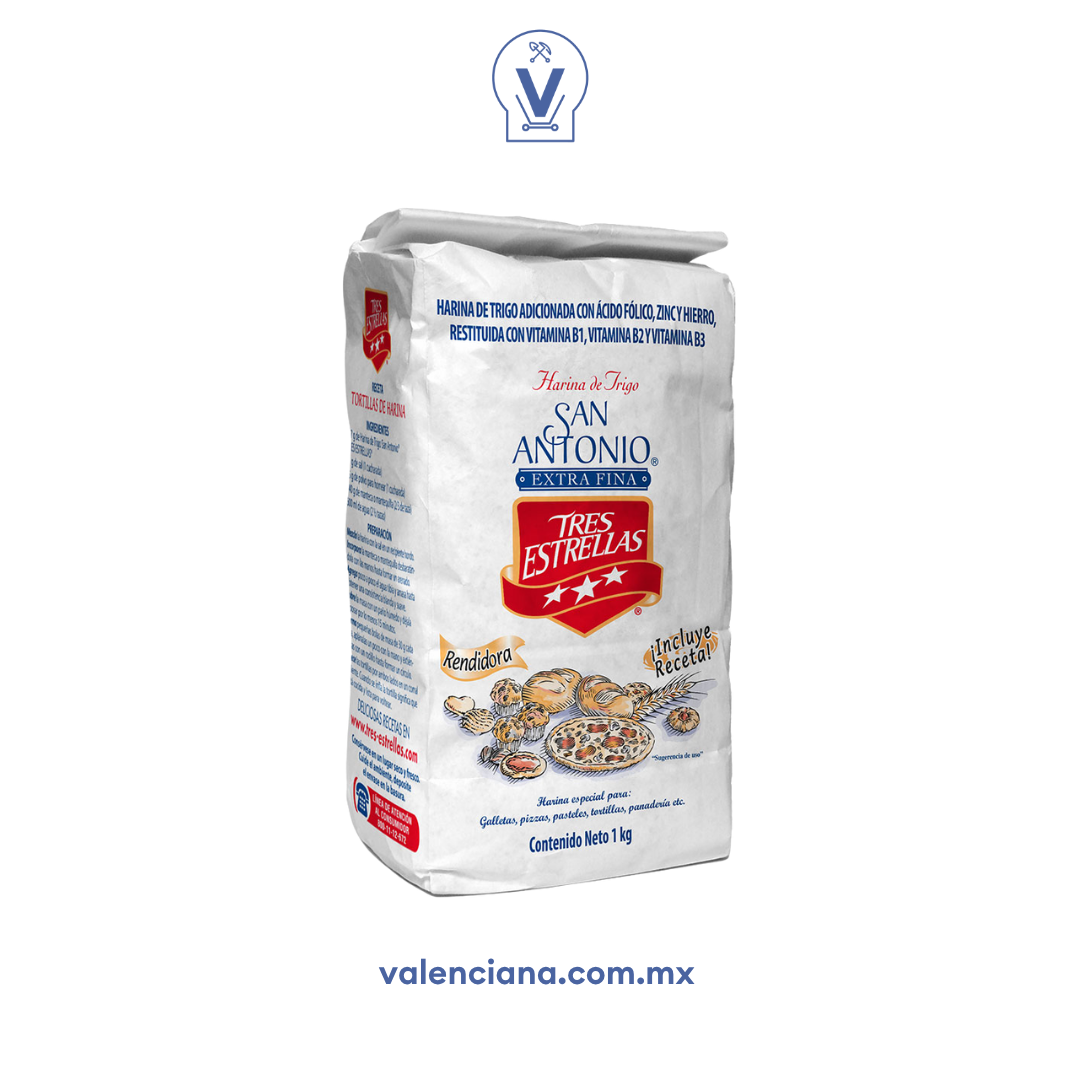 Harina de Trigo Tres Estrellas 1 kg