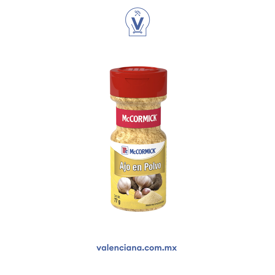 Ajo en Polvo Mccormick 77 gr