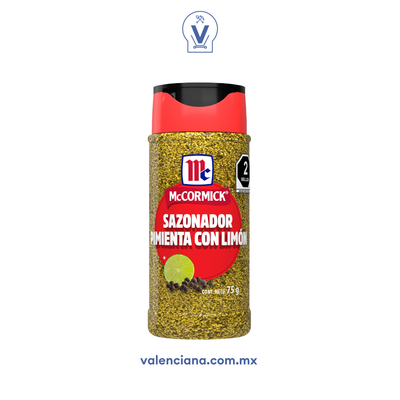 Pimienta con Limón Mccormick 75 gr